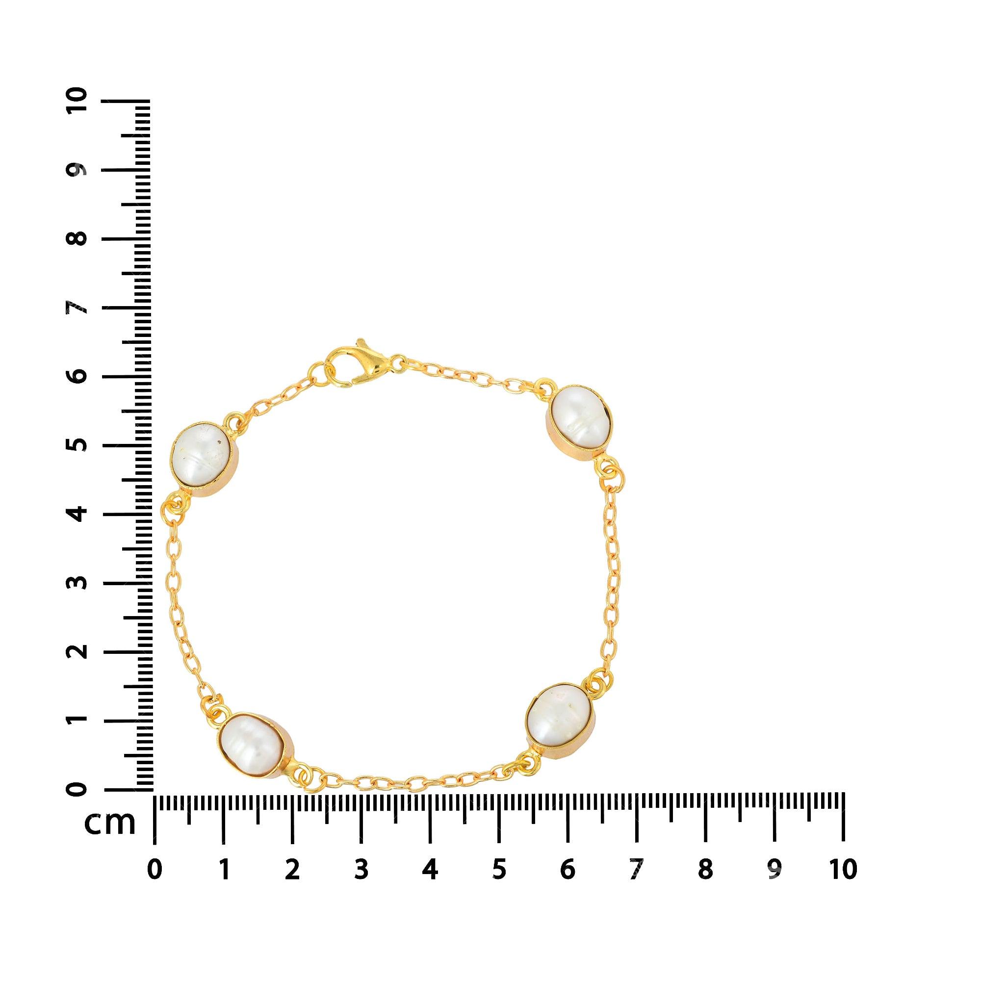 Chained Pearl Bracelet - Zuriijewels