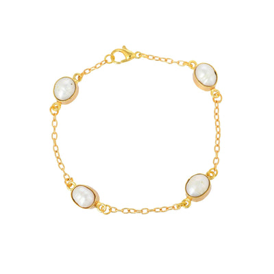 Chained Pearl Bracelet - Zuriijewels